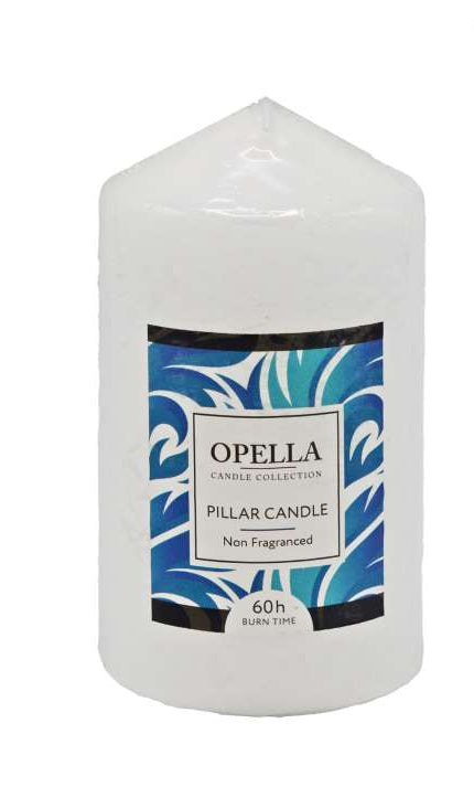Opella Pillar Candle (60 Hour) - Non-Fragranced