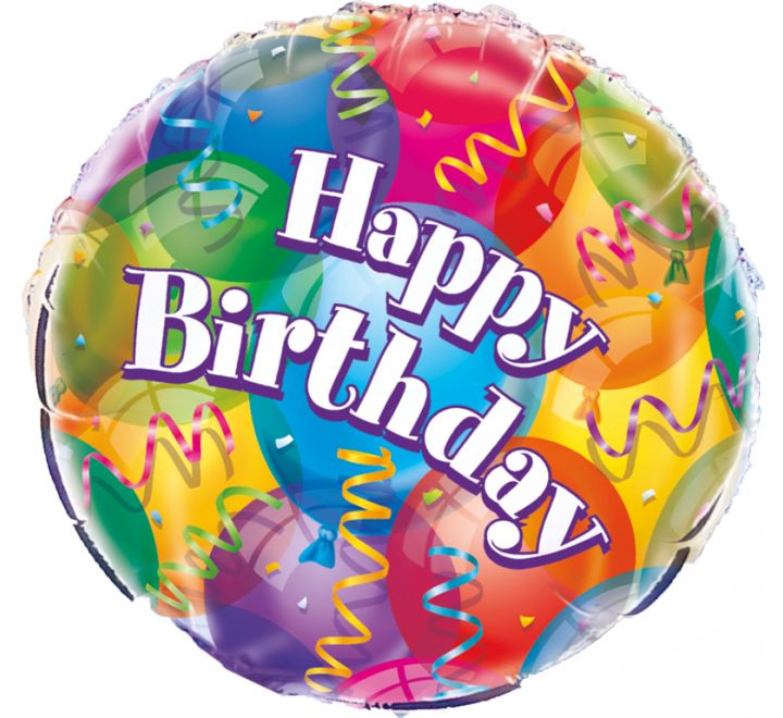 18in BRILLIANT BIRTHDAY FOIL BALLOON