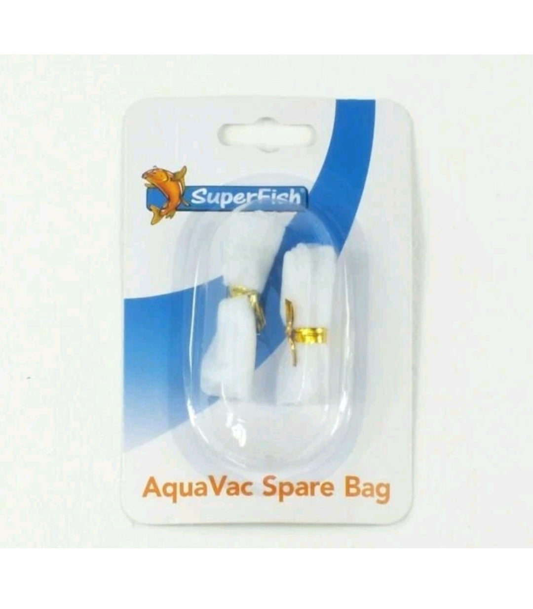 SuperFish AquaVac Spare Bag 2pcs Bags for Aqua Vac Aquarium Gravel Vaccum