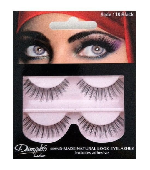 Dimples Black Eyelashes 118 COS063