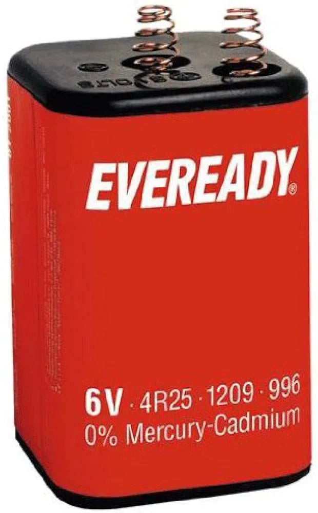 Eveready 4R25 6v Carbon zinco Battery PJ996