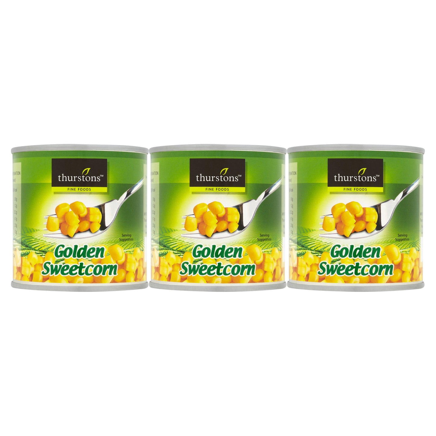Thurstons Fine Foods Golden Sweetcorn 3 x 184g