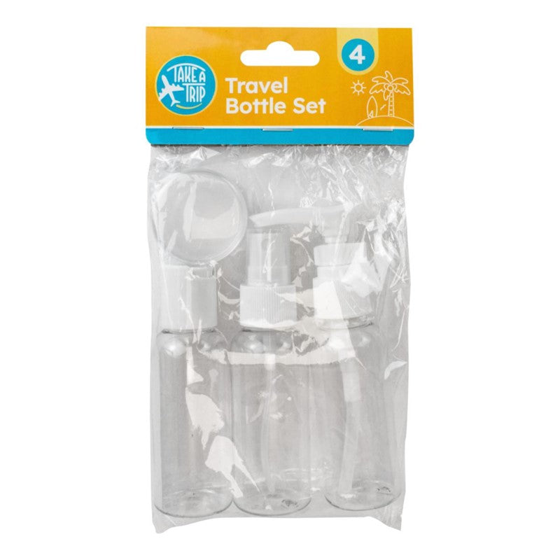 Travel Bottle set 4pc