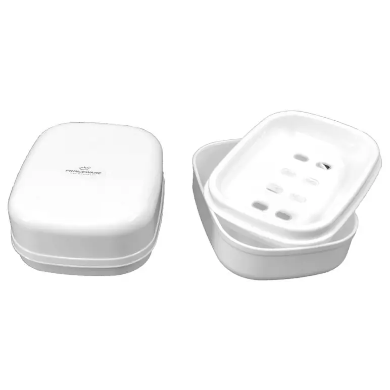 PLASTIC ATLANTIC SOAP CASE WHITE