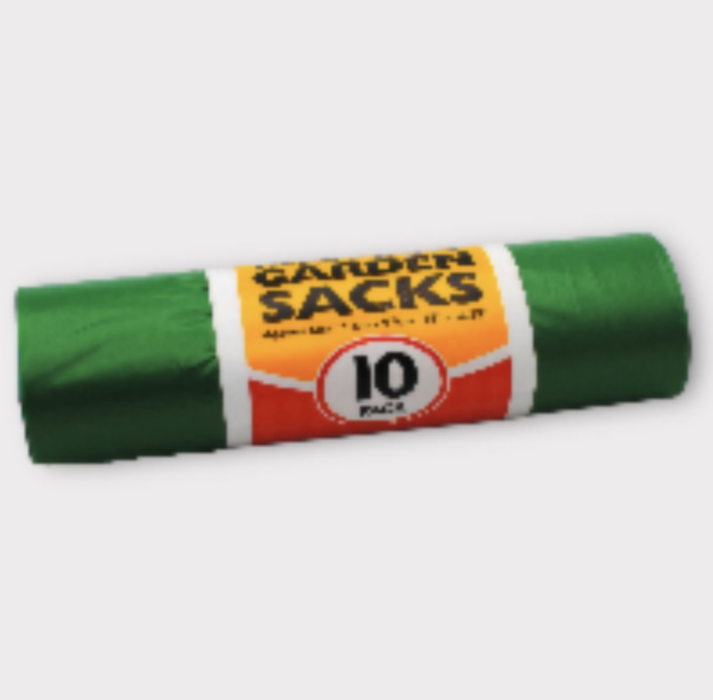 Essential Heavy Duty 10 Garden Refuse Sacks 100ltr (38mu) 70x100cm