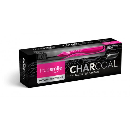 Truesmile Toothpaste & Brush 100ml Charcoal