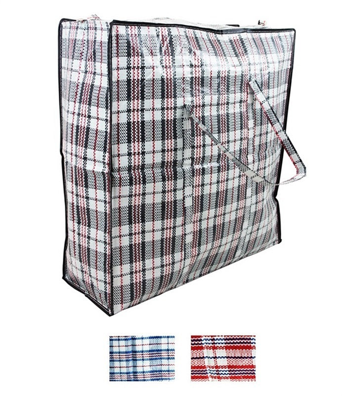 Medium Checked Laundry Storage Bag 58 X 58 X 30 Cm 140gsm