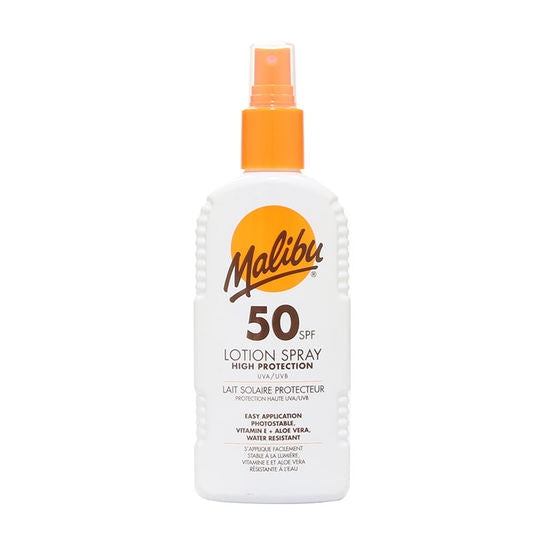 Malibu High Protection Lotion Spray SPF50 Water Resistant 200ml