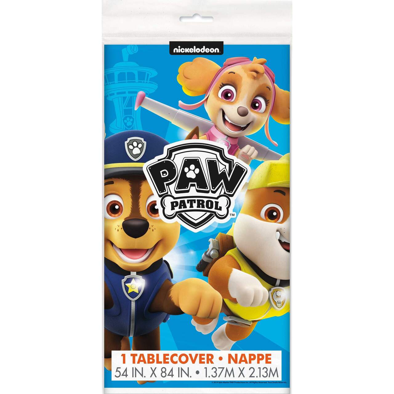 Paw Patrol Party Tablecover 5.9 x 4 Feet