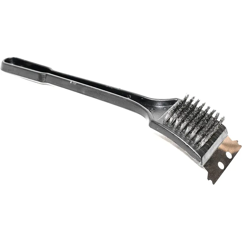 BLAZE BUDDY BBQ WIRE CLEANING BRUSH WITH STAINLESS STEEL SCRAPER
