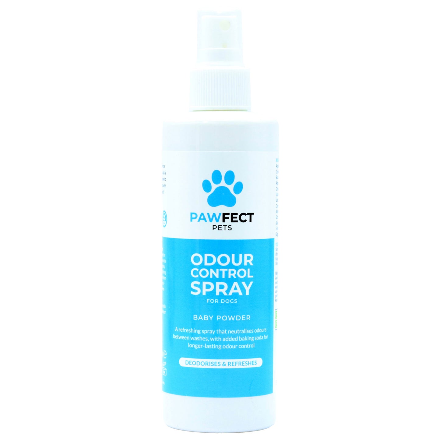 PAWFECT PET ODOUR CONTROL SPRAY BABY POWDER 237ml