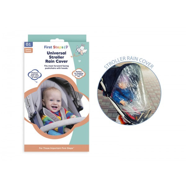 First Steps Universal Stroller Rain Cover