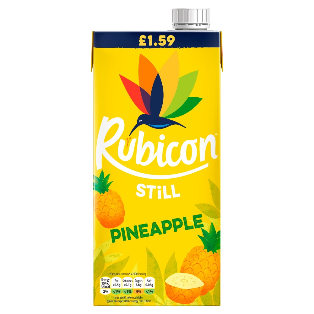 Boisson au jus d'ananas Rubicon Still 1 litre