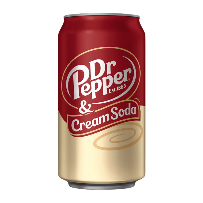 Dr Pepper & Crème Soda - 12 oz (355 ml)