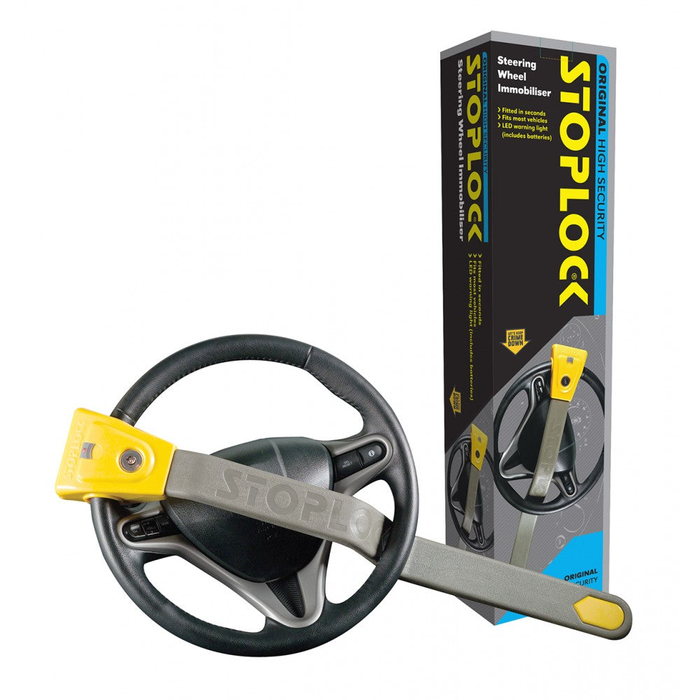 STOPLOCK STEERING WHEEL LOCK ORIGINAL UNIVERSAL HIGH SECURITY
