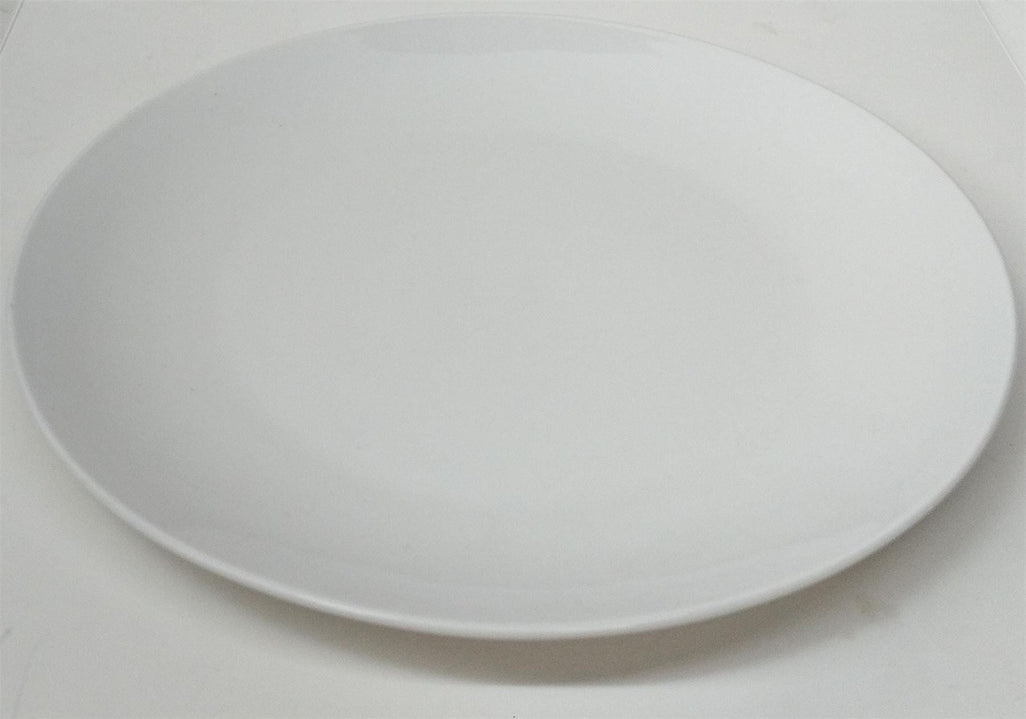 CARNABY ISLINGTON ROUND WHITE PORCELAIN DINNER PLATE 10.5" / 27CM.