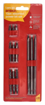 Amtech 12 Piece Power Bit Set