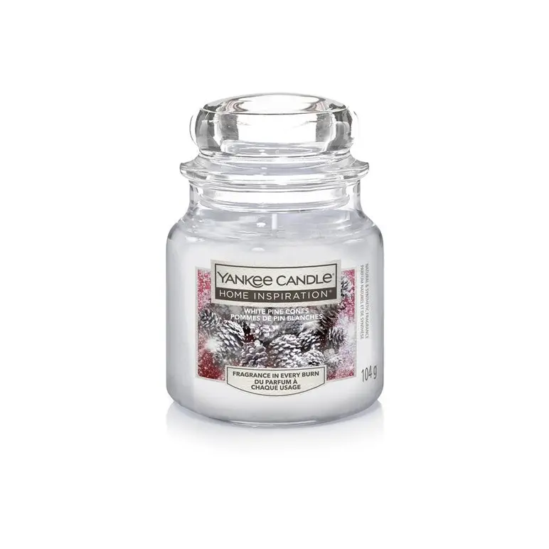 BOUGIE PARFUMÉE YANKEE PETIT POT CÔNES DE PIN BLANCS 104G