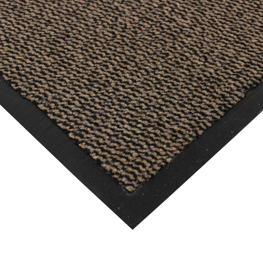 Jvl Heavy Duty Commodore Barrier Mat 120x170cm Assorted Colours Brown , Black