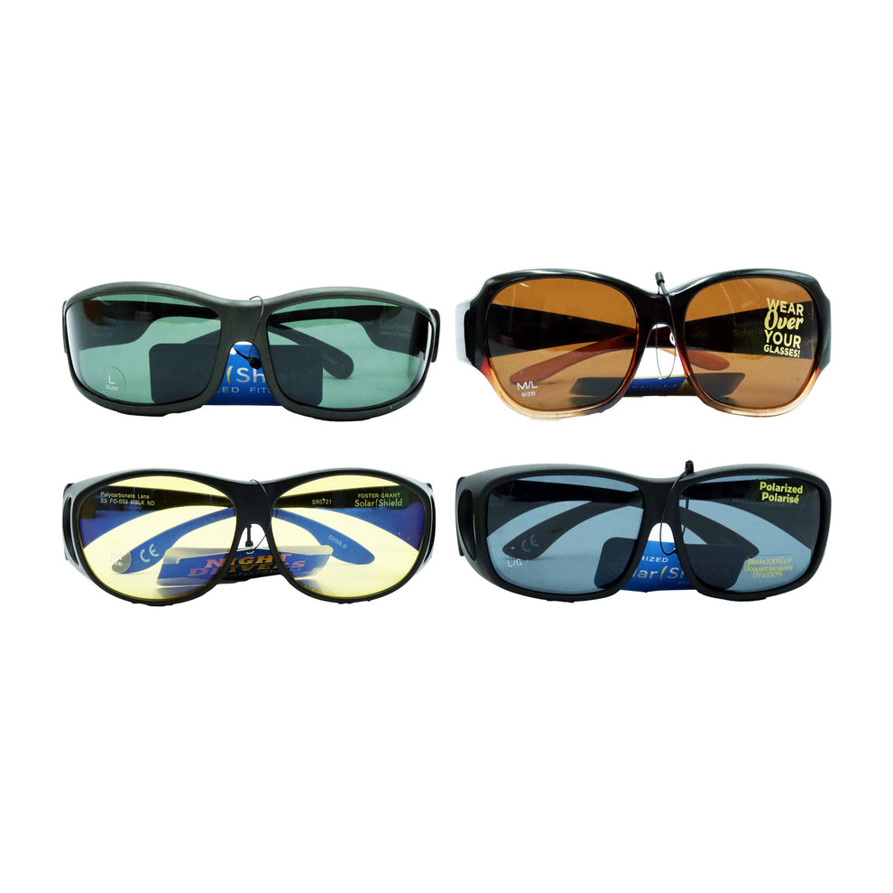 LUNETTES DE SOLEIL FOSTER GRANT SOLAR SHIELD ASSORTIES