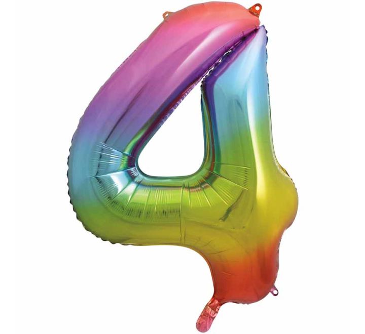 Ballon Géant Hélium/Air Aluminium N°4, 86 cm