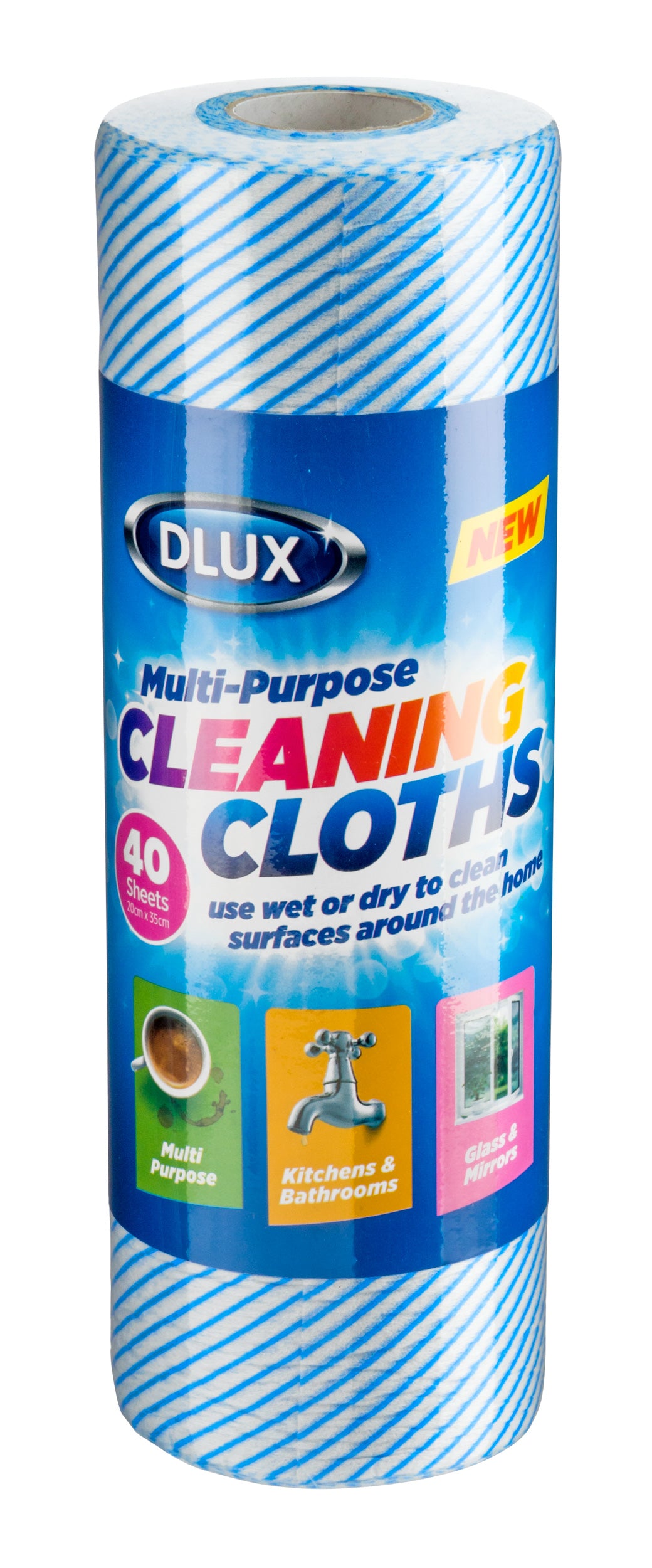 Dlux– 40pc All Purpose Cloth Roll