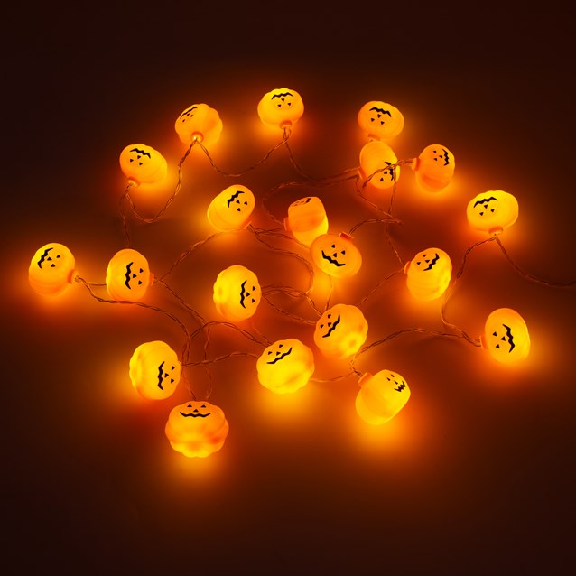 Global Gizmos 10 LED Pumpkin String Lights