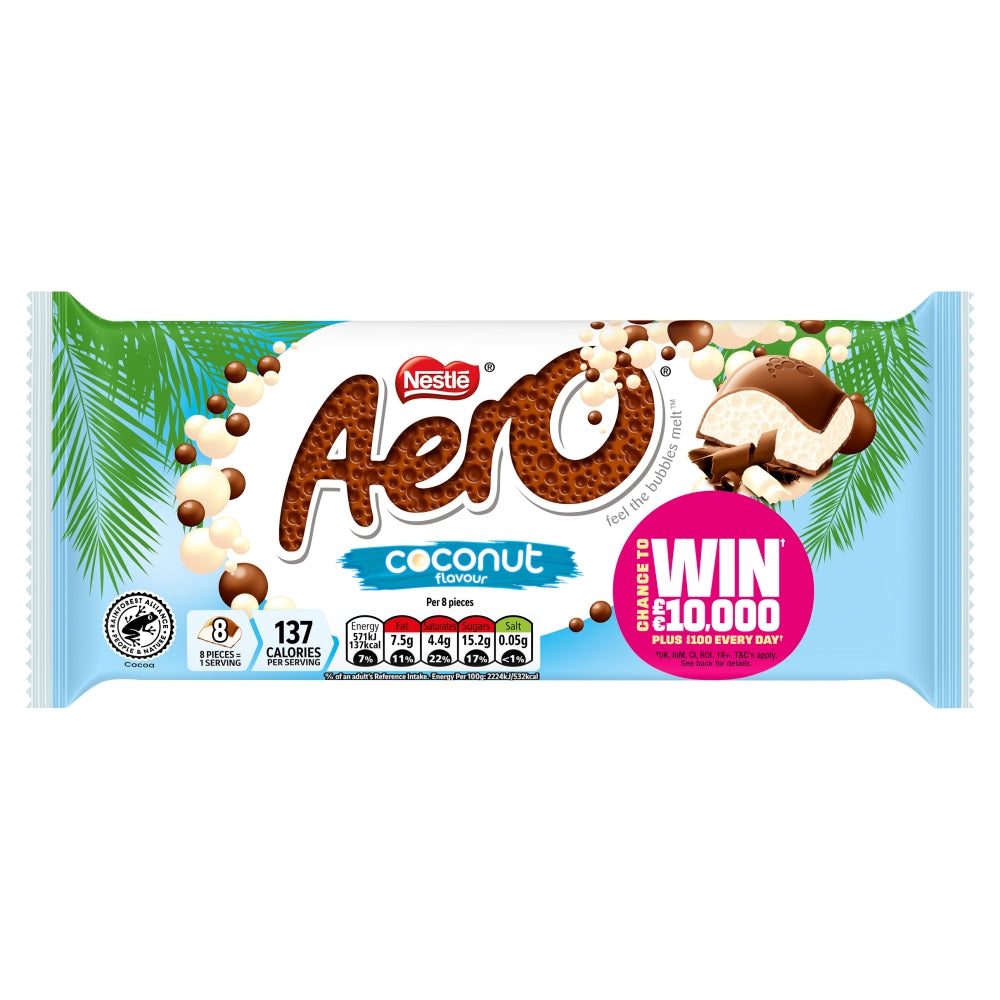 NESTLE BLOCKS-AERO COCONUT 90G