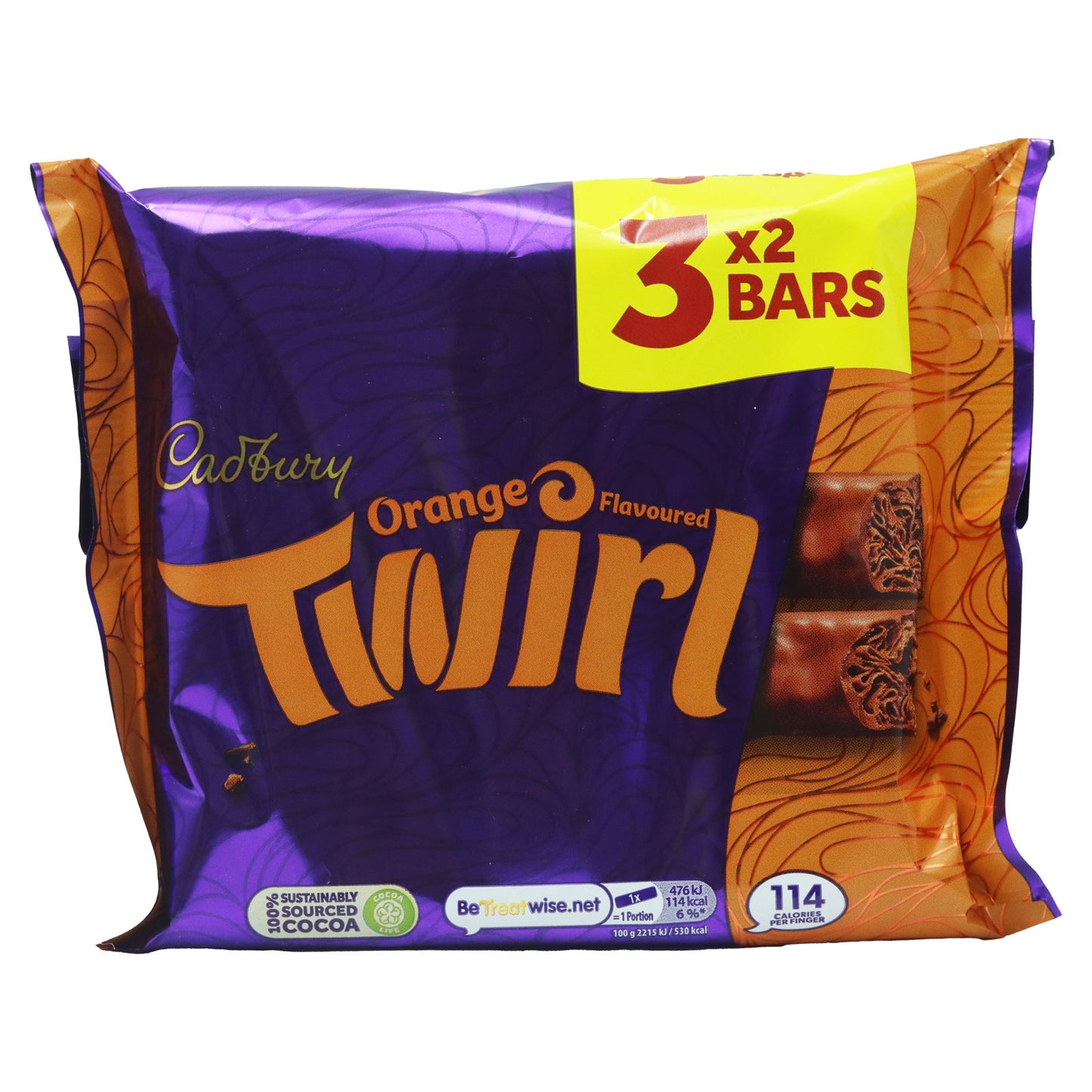 CADBURY TWIRL ORANGE MULTIPACK 3PK 129g