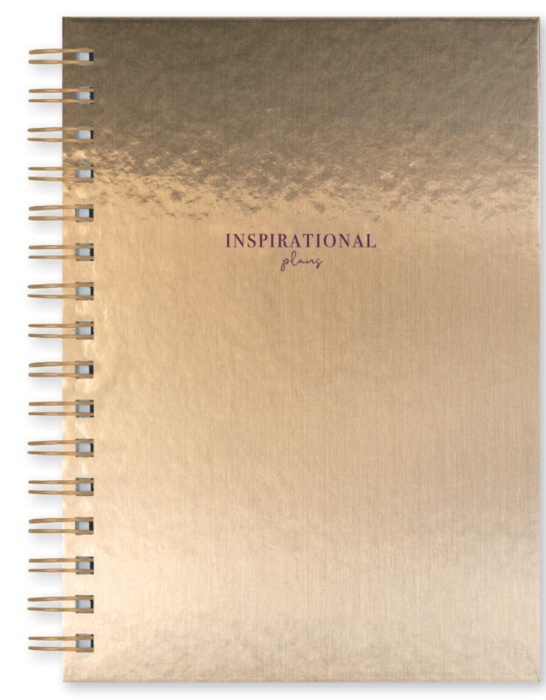 A5 Dotted Journal Note Book Metallic Rose Gold Bullet Inspirational Planner Gift
