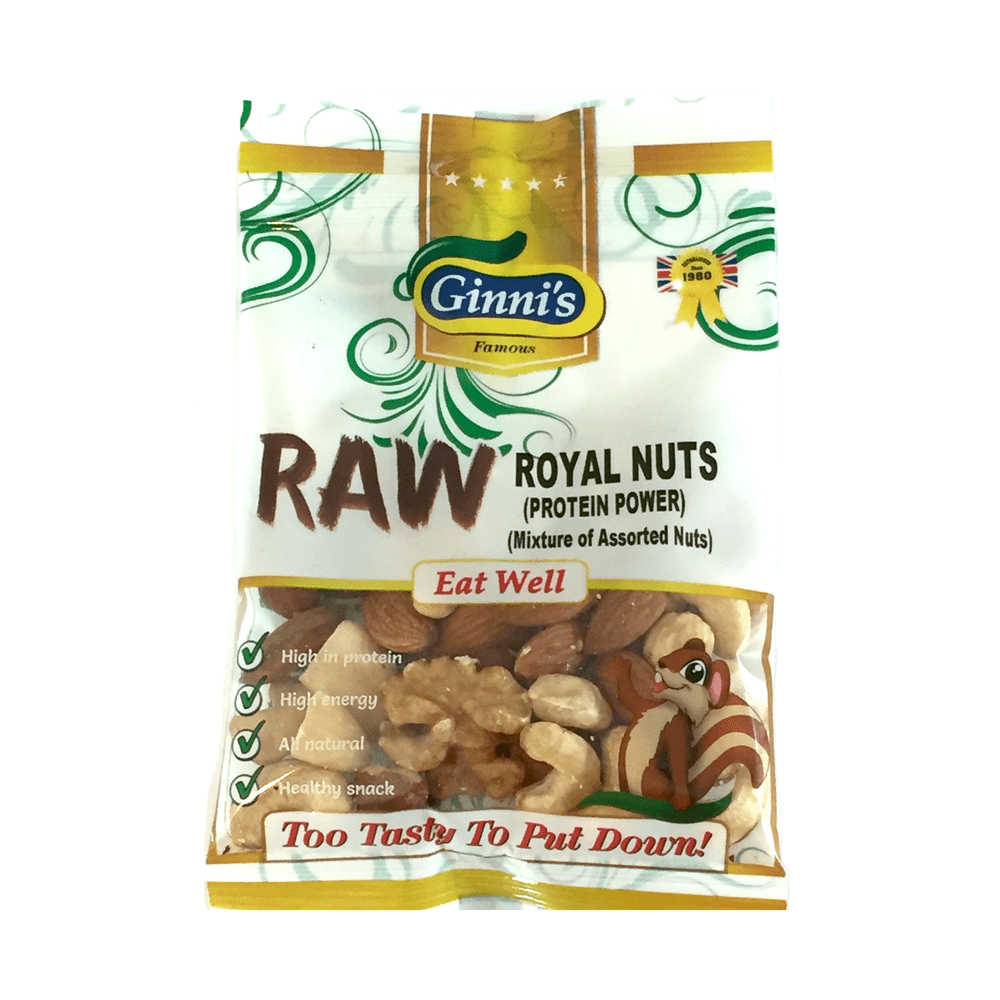 Ginni's Protein Power Healthy Mix of Dried Fruit & Nuts 50g