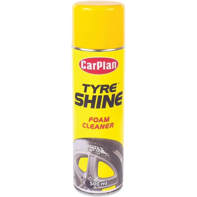 NETTOYANT MOUSSE BRILLANT PNEUS CARPLAN 500ML