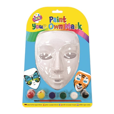 Paint Your Own Mask With 6 Paints & Brush