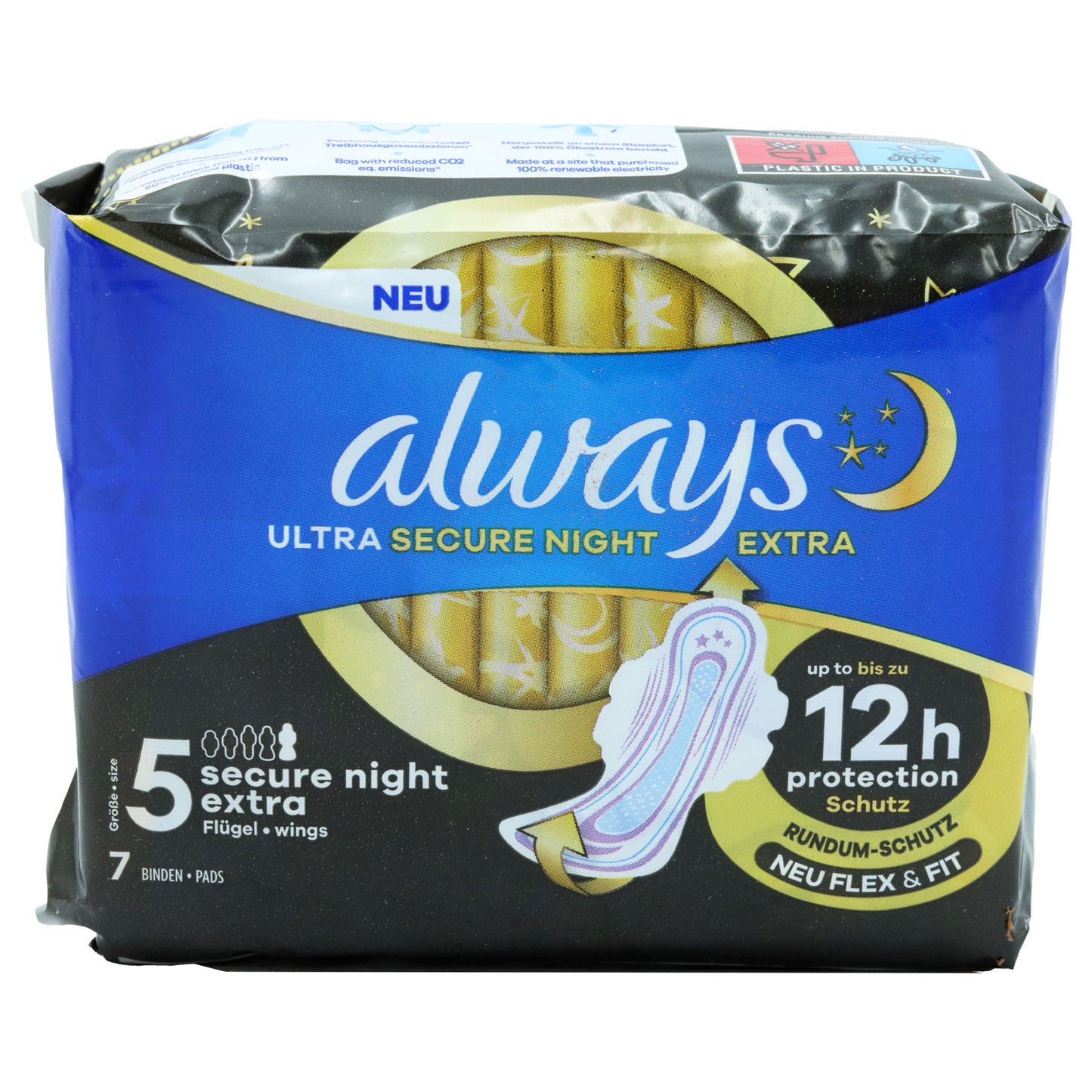 ALWAYS ULTRA SECURE NIGHT WINGS SIZE 5