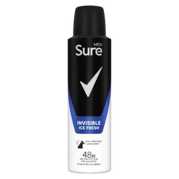 Sure Men Antiperspirant Aerosol Invisible Ice Fresh 150ml