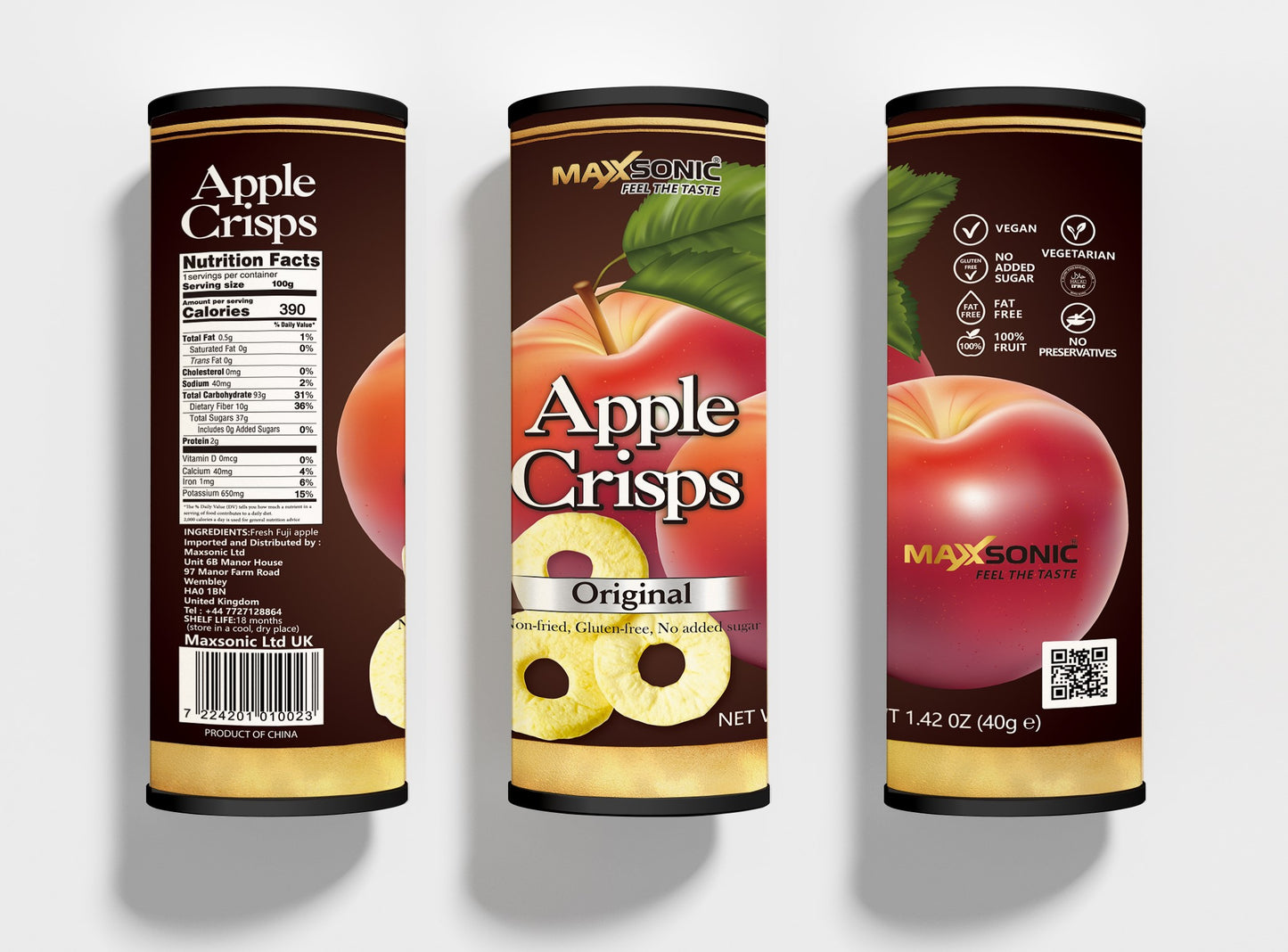 Croustillant de pommes nature 40g