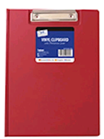Vinyl Clipboard & Cover - Assorted Colour