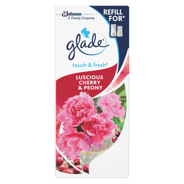Glade Touch n Fresh Refill Air Freshener Peony & Cherry 10ml
