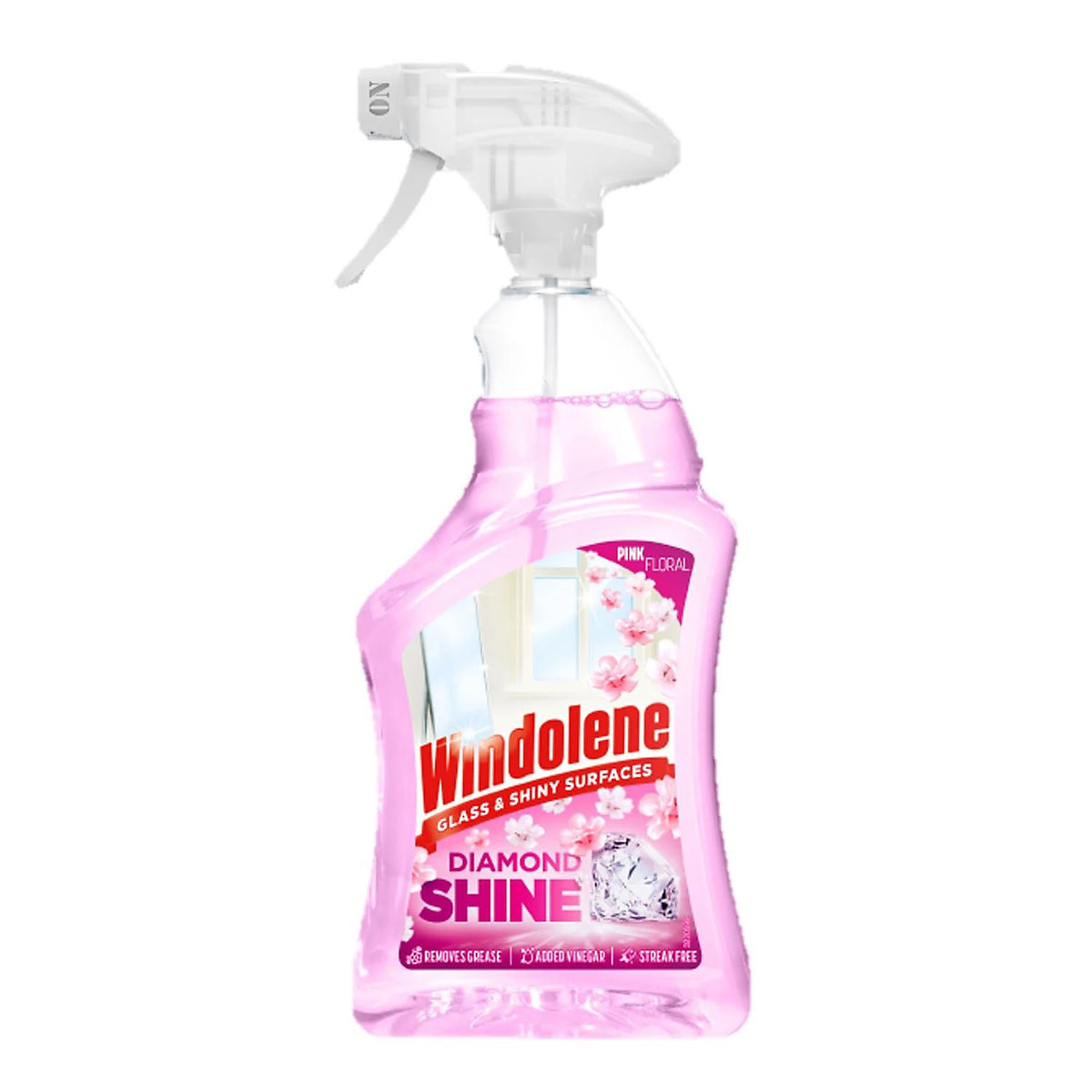 Windolene Diamond Shine Window & Glass Spray Window Cleaner Pink 750ml