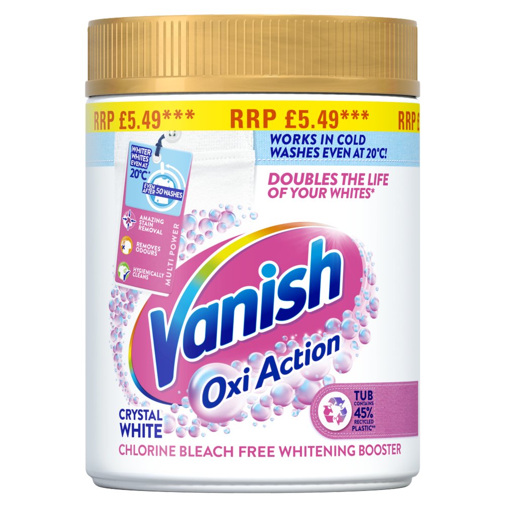 Vanish Poudre Booster de Blancheur et Détachant Blanc 470 g