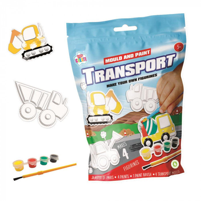 Kids Create Mould & Paint - Transport