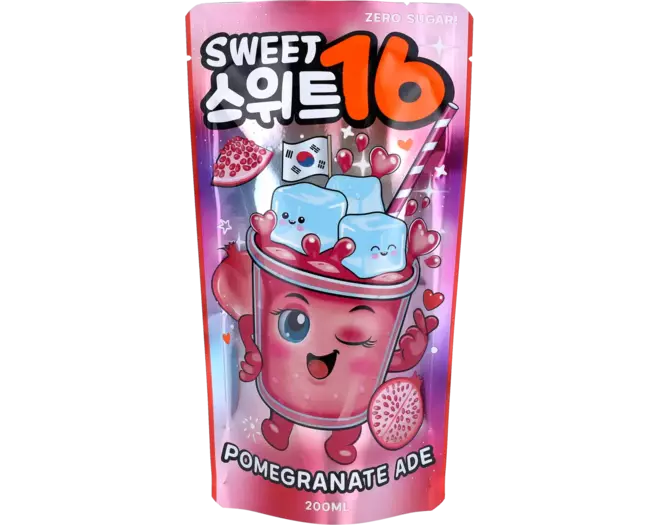 Sweet16 - Pomegranate Ade Zero Sugar 200ml