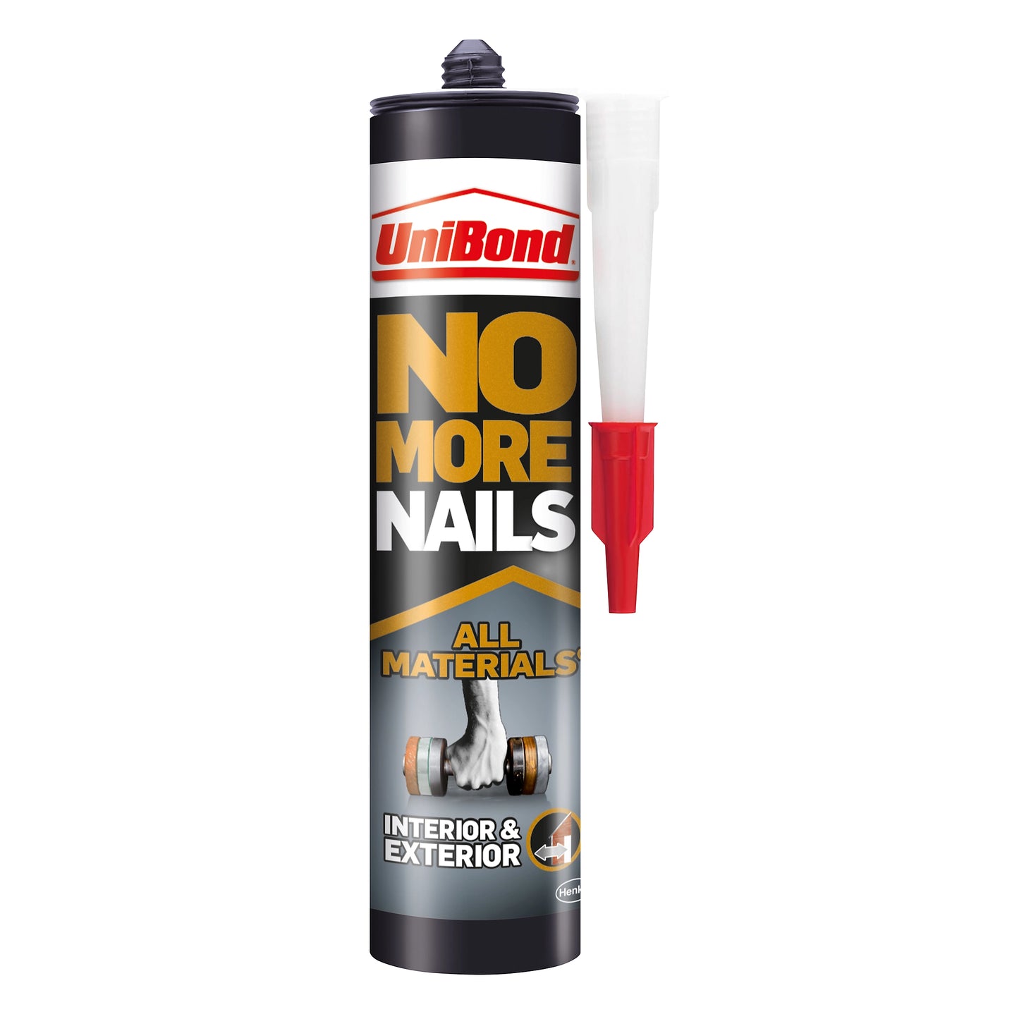 UniBond No More Nails Cartridge Interior & Exterior White All materials Grab adhesive 390g