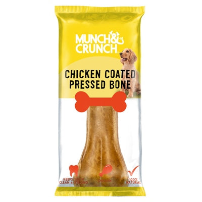 MUNCH CRUNCH CHICKEN COATED PRESSED BONE