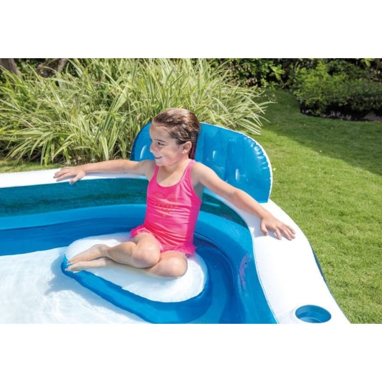 Intex Inflatable Swim Center Family 4 Seat Lounge Pool