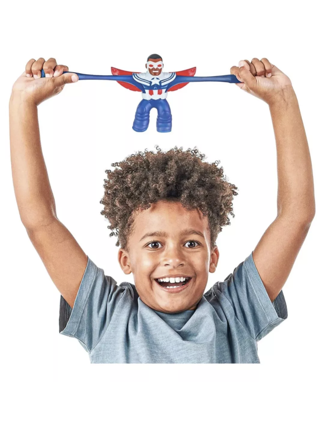 Heroes of Goo Jit Zu Marvel Series 5 Captain America Sam Stretch Action Figure