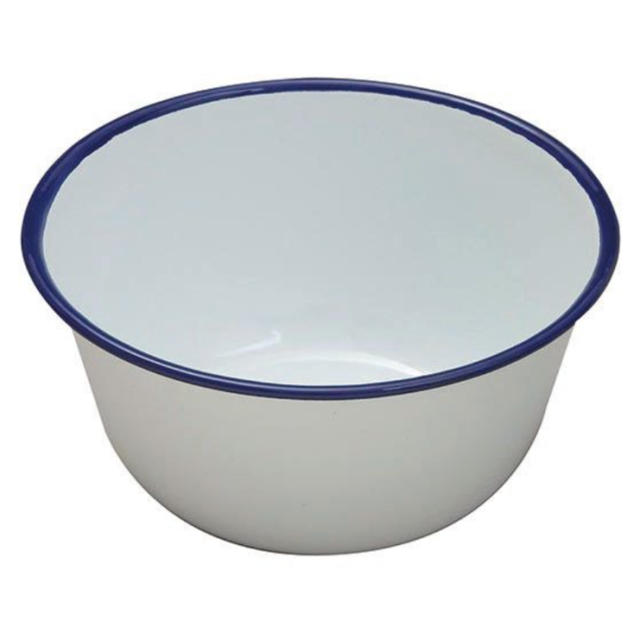 Falcon White Enamel Pudding Basin 10cm