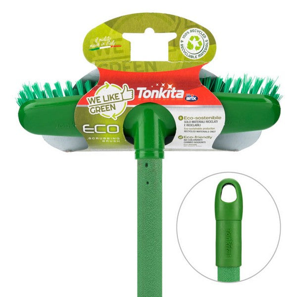 Tonkita Eco Floor Scrubbing Brush with Handle