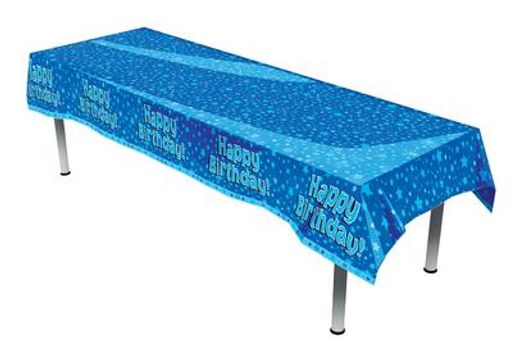 Oaktree Happy Birthday Pink Colourfast Plastic Table Cover 137cm x 2.6m