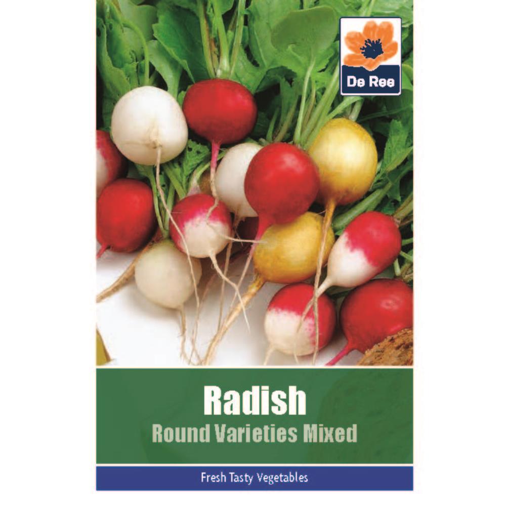 De Ree Radish Round Varieties Mixed